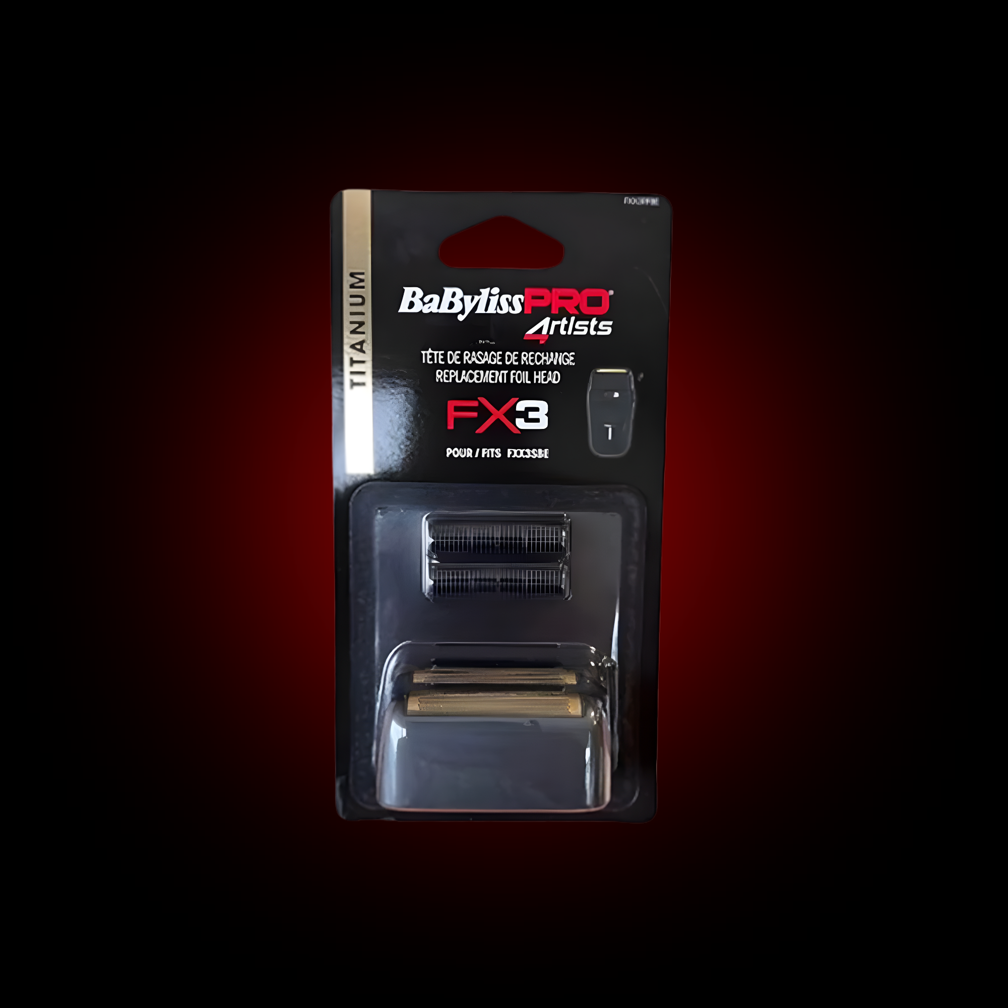 BaByliss PRO Replacement Double Foil Head for FX3 Shaver