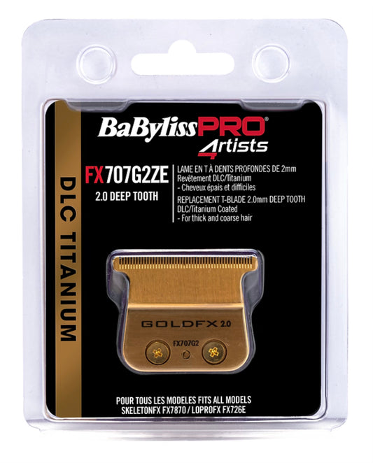 BaByliss PRO Gold SkeletonFX Blade 2.0 Deep Tooth